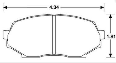 PFC Brake Pads 0525.08.14.44 FRONT